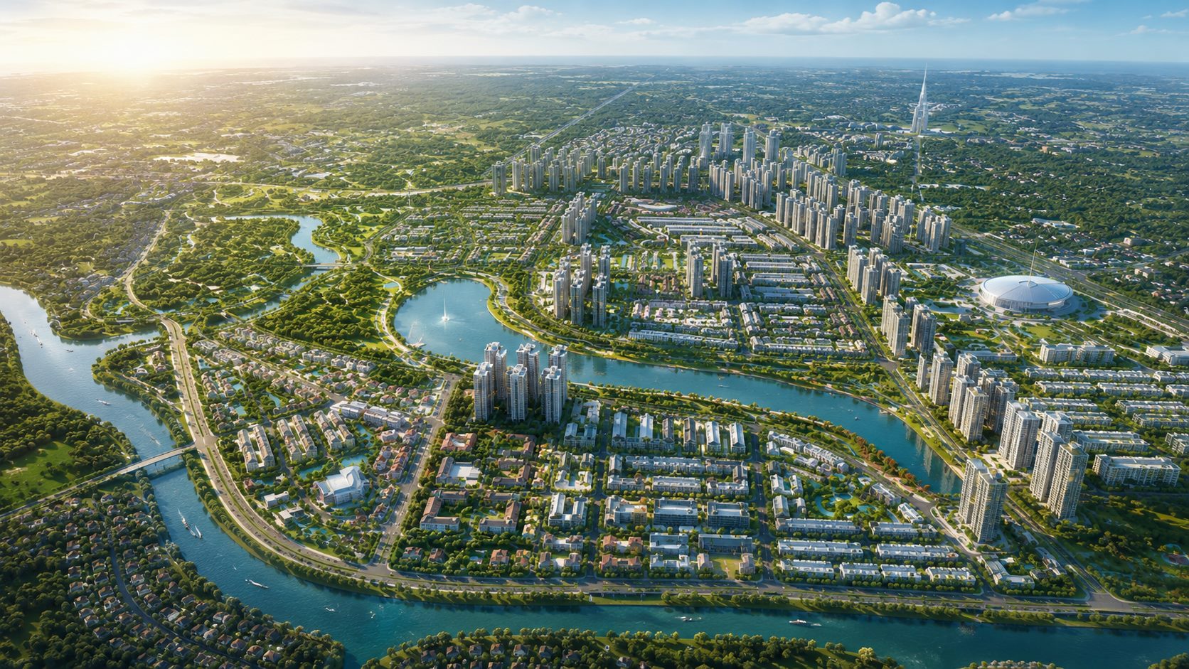Phối cảnh đại đô thị Vinhomes Saigon Park